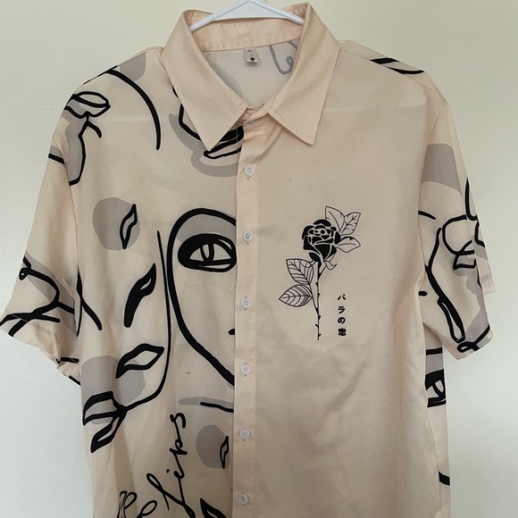 Zaful Button Down Size L - Picture 1 of 3